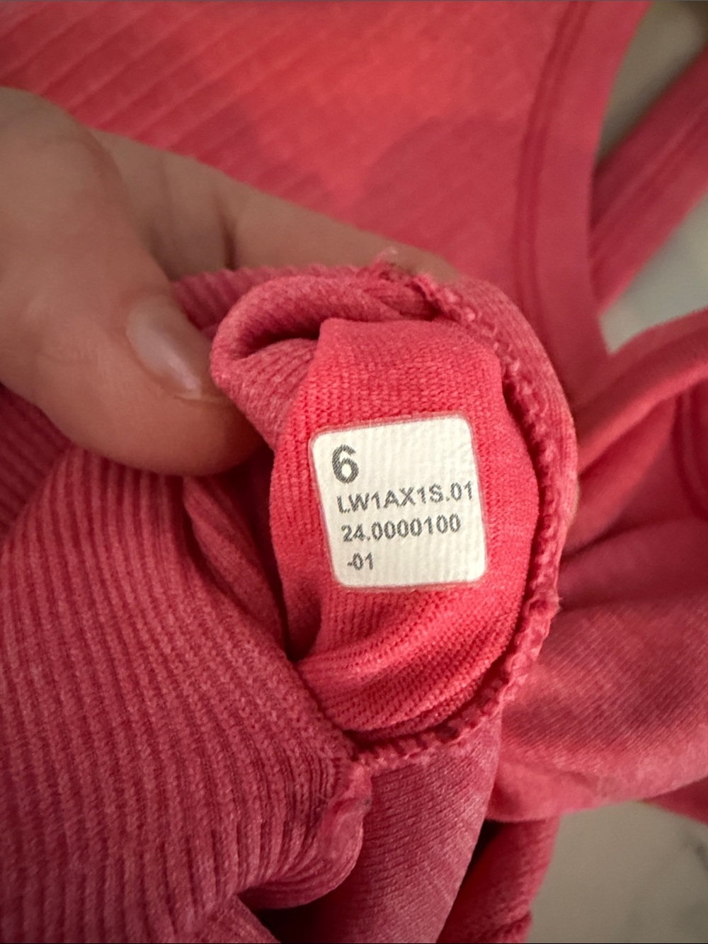 Lululemon Ebb to Street Tank in Pink(not sure of exact color) | Size 6 - Picture 4 of 4